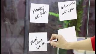 Removable Dry Erase Sticky Note [upl. by Baptiste]