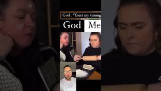 God vs Us funny humor jesus god shorts christian viral [upl. by Ijat]