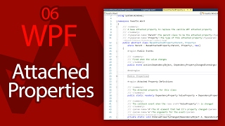 C WPF UI Tutorials 06  Attached Properties [upl. by Modeerf542]