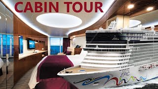 Norwegian Epic Ship Tour and Balcony Cabin Room Tour  Mediterranean Cruise on the NCL Epic [upl. by Mateusz909]