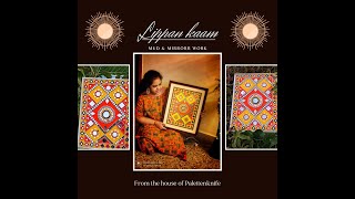 Lippan Kaam  DIY Lippan art on Canvas  Mud amp mirror work  Easy tutorial for beginners  lippan [upl. by Lian454]