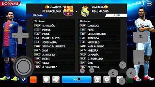 PES 2013 MOBILE OFFLINE ANDROID GRÁFICOS PS3 REMASTERIZADO [upl. by Irpak]