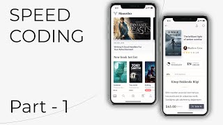 Flutter Speedcoding UI  Book Selling App Part 1  The CS Guy [upl. by Niawtna]