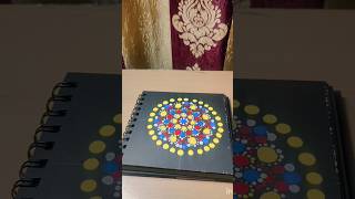 Easy Dot Art Mandala 🎨 design Dot mandala art mandalaart art arjitsingh [upl. by Xet356]