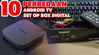 10 Perbedaan Android TV Box amp Set Top Box TV Digital  Android TV Lebih Baik Dari STB TV Digital [upl. by Assetal828]