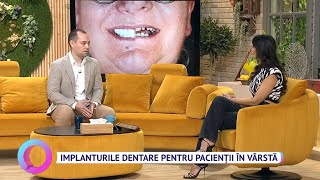 Implanturile dentare pentru pacienții în vârstă  Dr Cazacu Corrado apariție la Vorbește Lumea [upl. by Boswell]