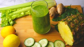 JUGO VERDE para DESINFLAMAR y DESINTOXICAR el cuerpo ¡Hecho en 2 minutos [upl. by Helsie372]