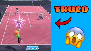 NINTENDO SWITCH SPORTS TENNIS TRUCOS [upl. by Aisenet299]