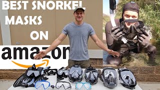 Best diving amp snorkeling masks on Amazon Fall 2023 Full testing and review [upl. by Yereffej]