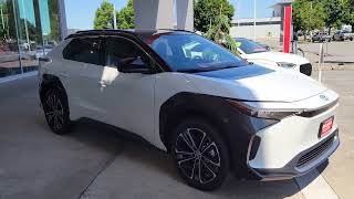 Certified PreOwned 2023 Toyota bZ4X Limited AWD in Wind Chill Pearl White [upl. by Remos]