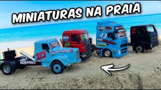 FIZEMOS UM ENCONTRO DE MINIATURAS DE ARRANCADA NA PRAIA [upl. by Mariko844]