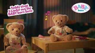 🧸💕 Singender Teddy Dein musikalischer Kuschelfreund  BABY born [upl. by Leverick]