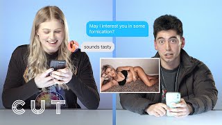 Blind Dates Look Through Each Others Phones  Unlocked  Cut [upl. by Batruk]