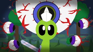 The Unforgotten Ones  Eye of Cthulhu Terraria Animation [upl. by Lorrimor]