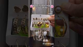 Beautiful earrings under Rs150 Comment for link unboxing shorts review earrings trending [upl. by Brewster377]