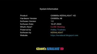 Gx6605s Software 16 July 2024 Update [upl. by Jillayne]