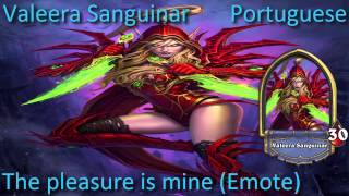 Valeera Sanguinar Rogue sounds in 12 languages Hearthstone✔ [upl. by Neffirg844]