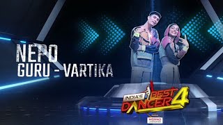 Indias best dancer Season 4 awesome dance performance quot Vartika Jha and Nepo Duo Grand premiere [upl. by Aysa]