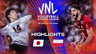 🇯🇵 JPN vs 🇵🇱 POL  Highlights Semifinals  Mens VNL 2023 [upl. by Efar316]