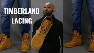 How To Lace Timberland Boots [upl. by Ternan722]