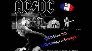 ACDC Live November 30 1980  La Rotonde du Bourget Paris France 🔊 [upl. by Namsu]