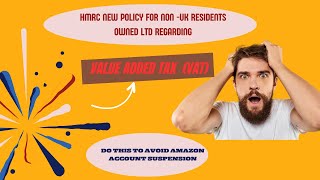 VAT registration new policy by HMRC for non UK residents Ltd owners  Dcore business Consultant [upl. by Lanuk]