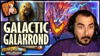 THE NEW GALAKROND GALACTIC ROLL  Hearthstone Battlegrounds [upl. by Irmo595]