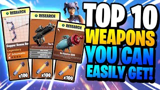 10 MUSTHAVE WEAPONS IN SAVE THE WORLD [upl. by Faubion]