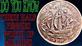 The Most Valuable UK Half Penny Coins Worth A Big Fortune Today [upl. by Emili]