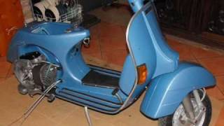 Restauro Vespa P200E 1981 [upl. by Gnihc]