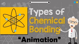 TYPES OF CHEMICAL BONDING  Animation [upl. by Esch666]