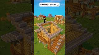 Minecraft Ultimate Survival House🏠 shorts [upl. by Arised]