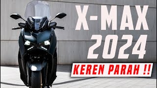 Jadi Mirip TMAX ⁉️😱 Review New Yamaha XMAX 2024 Premium BlackBlue ❌ GOKIL VELG BIRU cakk😍 [upl. by Greyson]