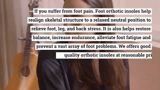 Best Foot Orthotics for Supination [upl. by Anitsyrhc]