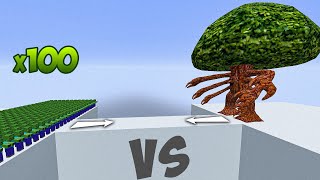 EXTREME MOB vs Minecraft Mobs 1vs100 [upl. by Jeth]