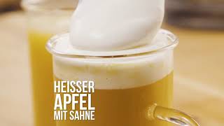 Heißer Apfel mit Sahne  Alkoholfrei  Experience Fresh Panasonic [upl. by Ignacius]