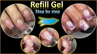 ReFill Zen Gel step by step  DuongNgan Zurno [upl. by Ateekal]