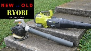 RYOBI Leaf Blowers head to head New vs Old [upl. by Litch]