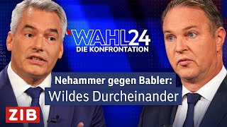 Highlights aus dem TVDuell zwischen Nehammer ÖVP und Babler SPÖ  12092024 [upl. by Winnick]