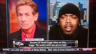 Skip Bayless vs Terrell Suggs [upl. by Osman]