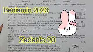 Beniamin 2023Zadanie 20 Kangur MatematycznyKlasy V i VIKlasa 5 i 6 [upl. by Nytsuj811]