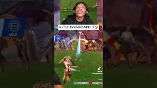 Nickeh30 Ban Ishowspeed shorts youtubeshorts youtube viralvideo viralshorts fyp lol fy like [upl. by Hurley]