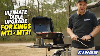 Kings MT1 GoAnywhere Camper Trailer Universal Swivel Table Features [upl. by Cutlip]