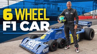 Driving the INFAMOUS 6WHEELED F1 car  Tyrrell P34 I Formula 1  Ben Collins I 4K [upl. by Rochkind]