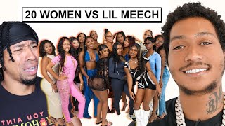 20 WOMEN VS 1 LIL MEECH Tpindell Reaction [upl. by Bartosch]