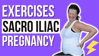 Sacroiliac Joint Pain Relief Exercises for Pregnancy [upl. by Mayes701]