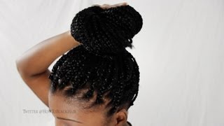 How To Braid Micro Braids amp Zillions In A Rush Tutorial Part 4 [upl. by Yttig493]