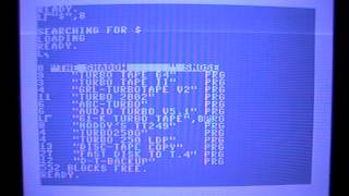 Lets Compare Turbo Tapes on the Commodore 64 [upl. by Tartan]