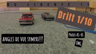 DRIFT Rc 110  Session avec nouvelle angle de vue  RC Liberté11  MST RMX Corvette 1967Ford F150 [upl. by Yartnoed650]