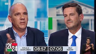 PCP vs IL  Paulo Raimundo vs Rui Rocha  Eleições Legislativas 2024 [upl. by Lareine]